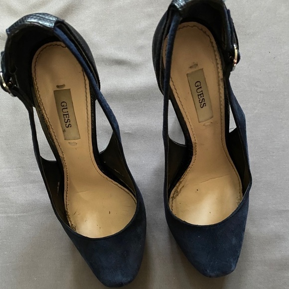 Guess Blue Platform Heel Size 6 - Picture 4 of 11